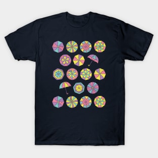 Summer vacation. Umbrella pattern (funny) T-Shirt